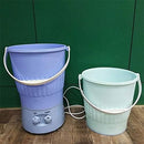 Nova Lavadora Turbo Cleam - Bivolt 220v/110v - Com Desconto e Frete Grátis - Cor Azul + 1 Balde Extra