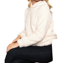 Casaco Feminino Teddy Sherpa de Inverno Peluciado