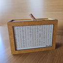 Cofre Caixa Desafio 10mil de Madeira Método Japonês