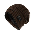 Gorro de Tricô Forrado Unissex para Inverno