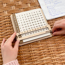 Quadro Montessori de Multiplicação em Madeira – Brinquedo Educativo de Matemática para Crianças