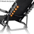 Espreguiçadeira Reclinável Dobrável – Conforto Premium até 300kg