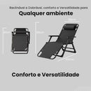 Espreguiçadeira Reclinável Dobrável – Conforto Premium até 300kg