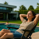 Espreguiçadeira Reclinável Dobrável – Conforto Premium até 300kg